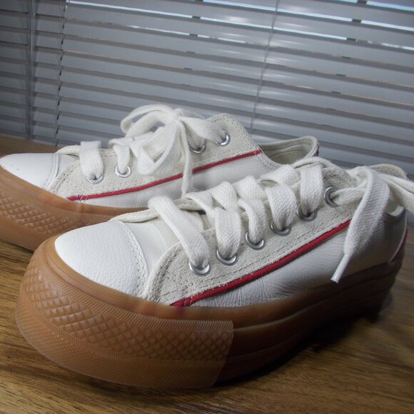 Converse Chuck Taylor All Star Lift Platform Gum Mids A09795C Women's Size 6 - Picture 3 of 5